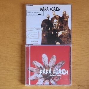 Papa Roach "Last Resort", "She Loves Me Not" CD Singles (Lot of 2)
